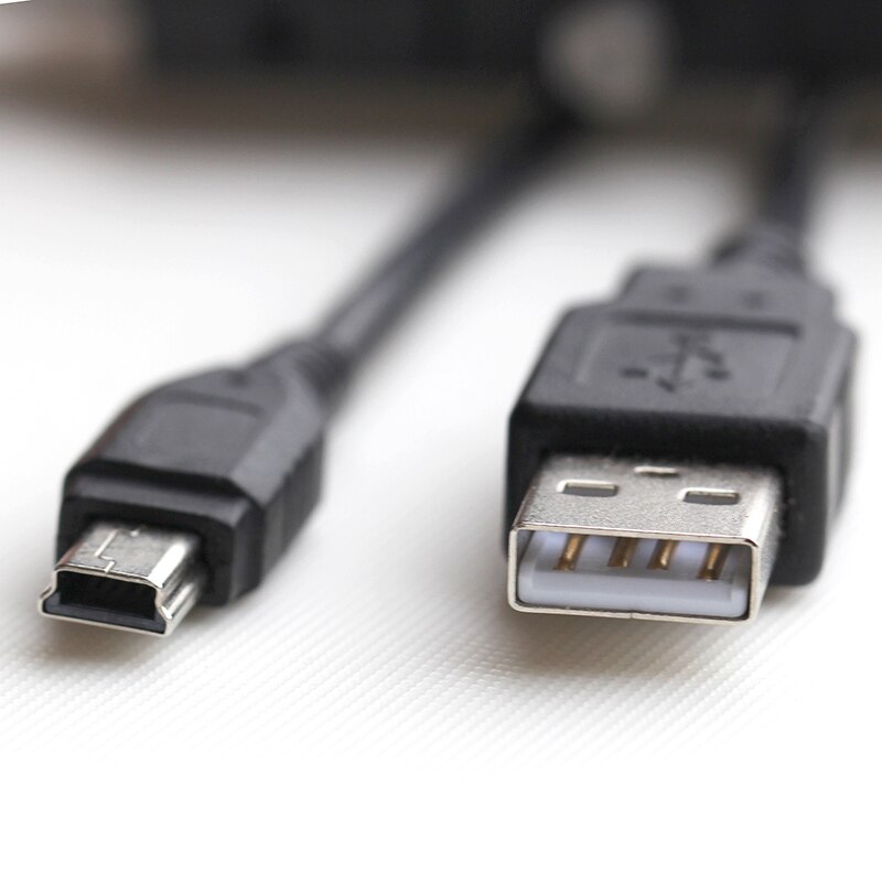1.5M Mini USB 5Pin To USB 2.0 Male Data Charging Cable For Car GPS Digital Camera MP3 MP4