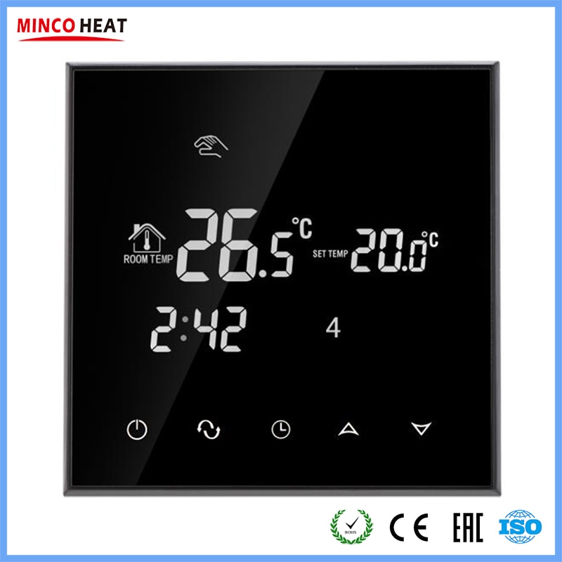 Thermostat WiFi intelligent 220, HY03WE-4 V, 16a, régulateur de température pour le chauffage de la pièce