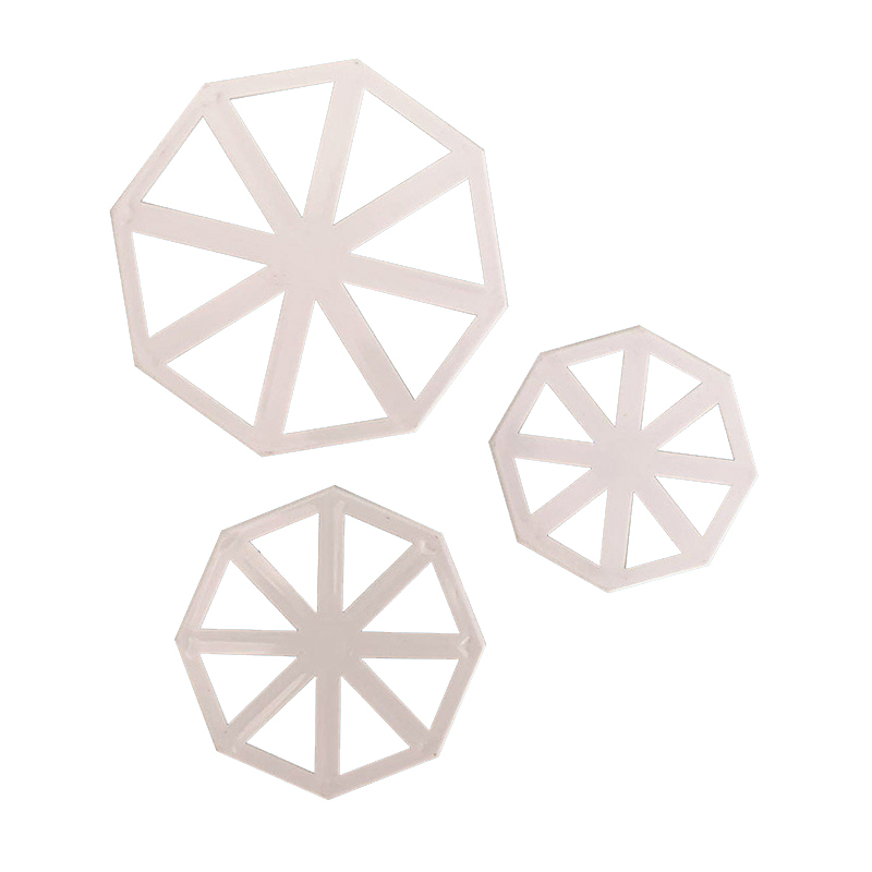 3Pcs Triangle Flag Shape Birthday Cake Cutter Sugar Craft Chocolate Pastry Cookie Mold Fondant Kitchen Baking Decorating Tools