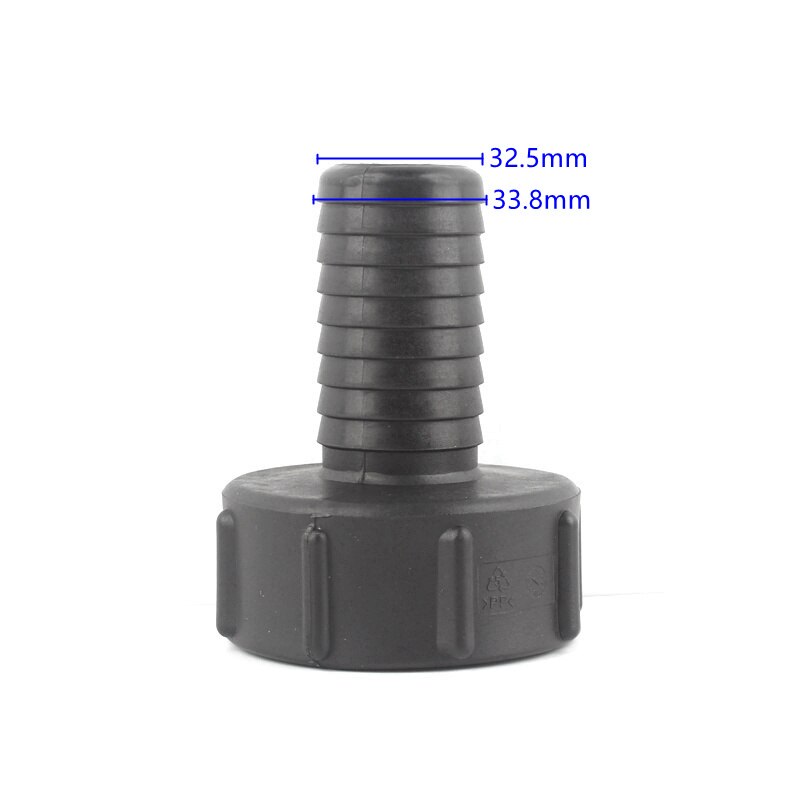 IBC Water Tank Adapter 12/19/25/32/38/50Mm Hose Pagoda Quick Connector Garden Irrigation Connection Tools Chemical Barrel Joint: size 4