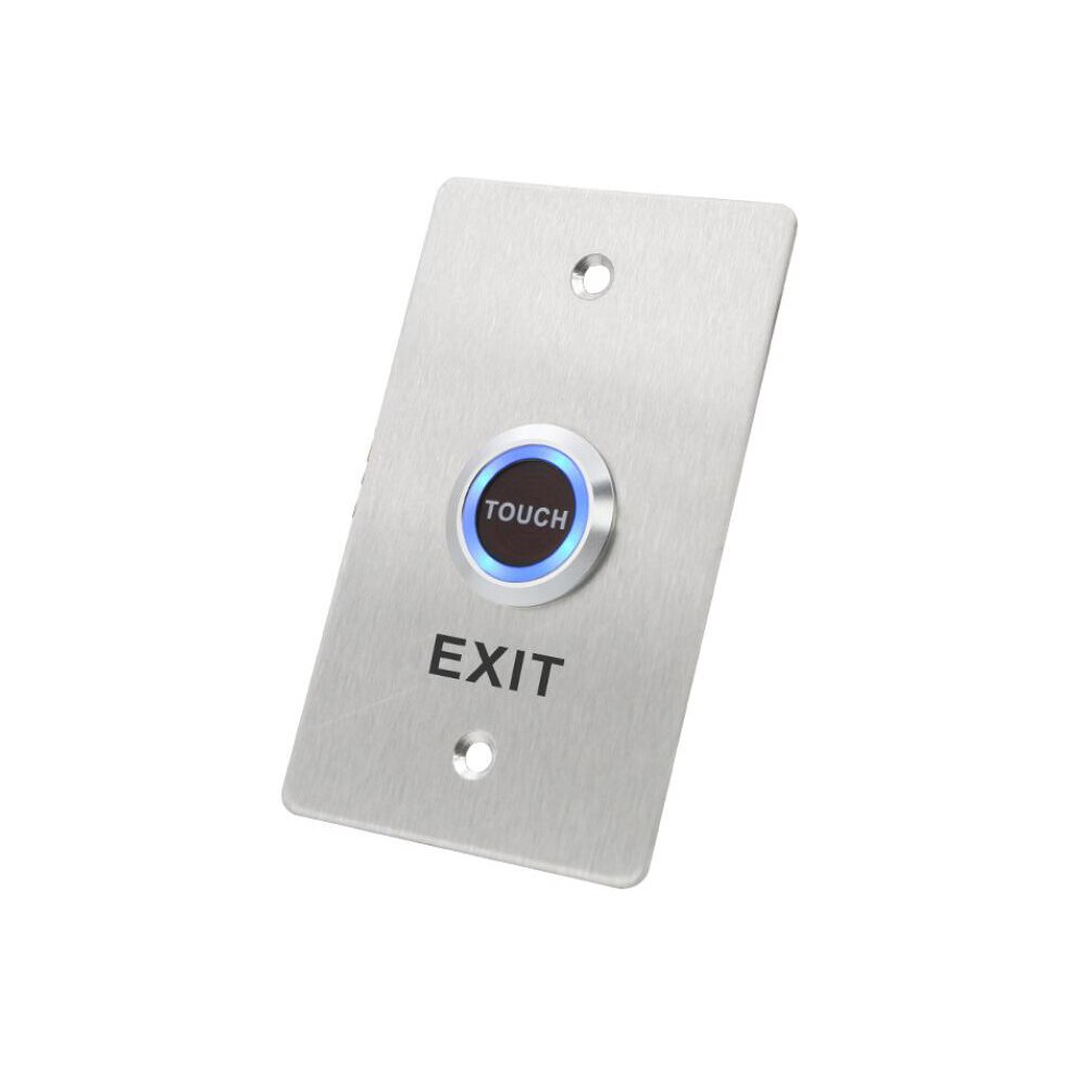 Bouton-poussoir de sonnette de porte en acier inoxydable, panneau tactile pour contrôle d&#39;accès, bouton fin de sortie