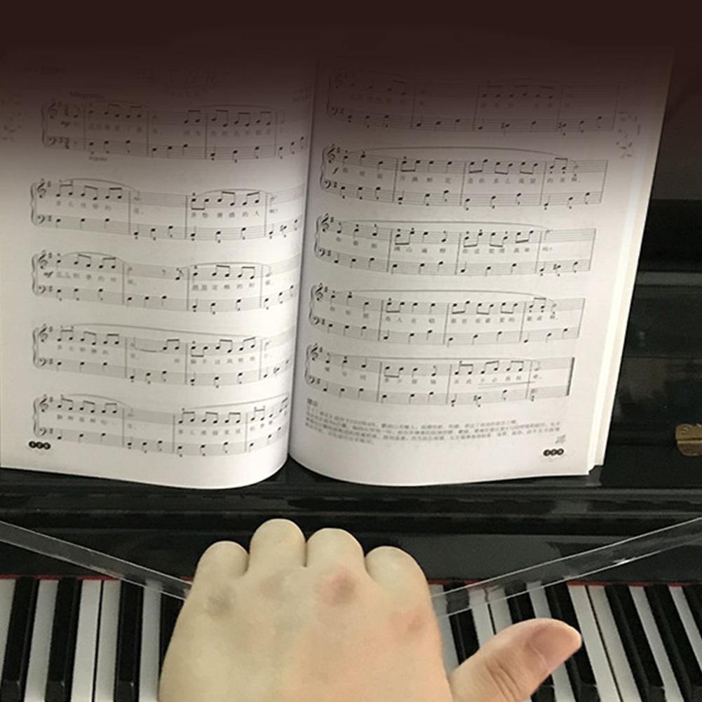 Pianomusikk bok trykk bånd noter fikse stropp holder til praksis trener piano tastatur instrument tilbehør