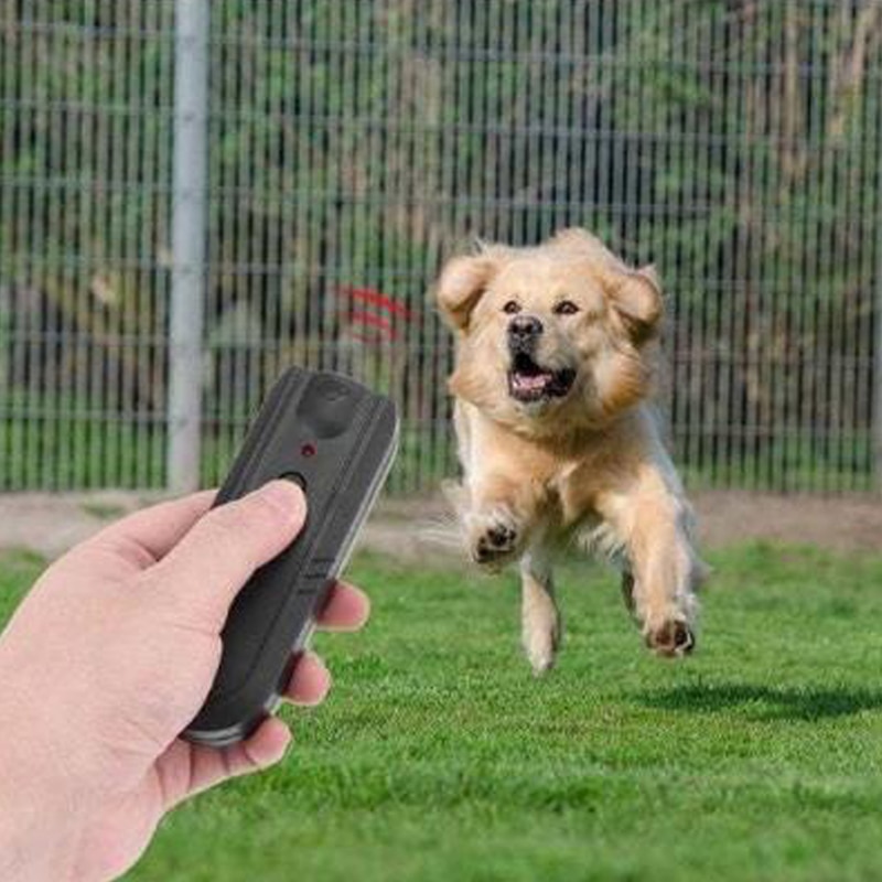 Ultraschall Anti-Rinde aggressiv Hund Haustier Repeller Gebell Stoppen Abschreckung Ausbildung Repeller Gerät Halten Unfreundlich Hunde Weg