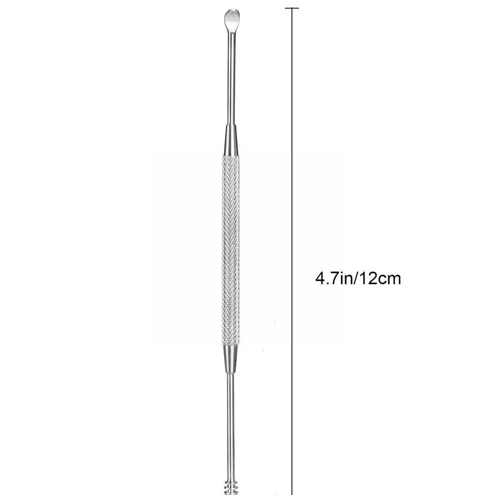 Écouvillon De nettoyage des oreilles en Silicone souple, Double tête, dissolvant De cérumen, cure-oreille, T7B1