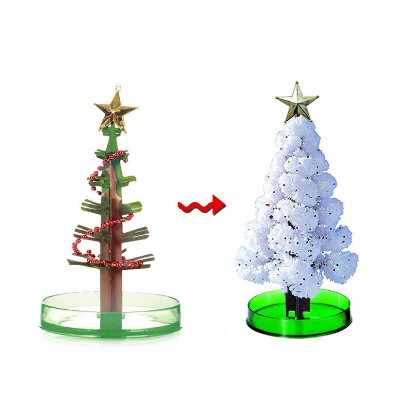 Árbol de Navidad de papel precioso, novedad, de árbol de Navidad mágico, Kits de juguete, educativos divertidos