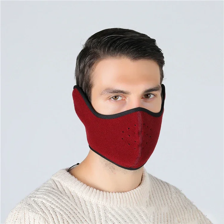 Winter Outdoor Ski Rijden Masker Oorwarmers Mondmoffen Nekwarmer Winddicht Herbruikbaar Rijden Snowboarden Skiën Sportmaskers: MULTI
