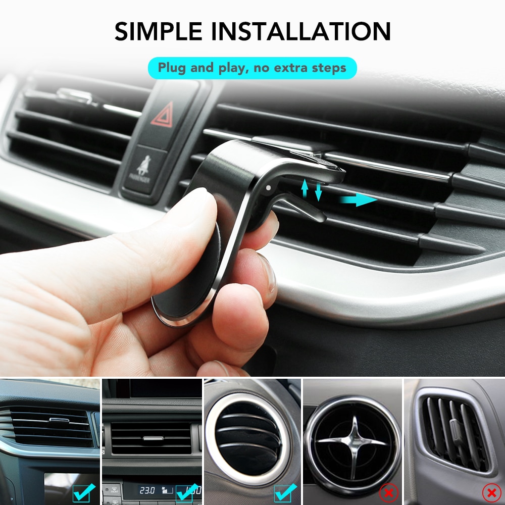 Support de téléphone magnétique pour voiture support pour Peugeot 308 408 508 RCZ 208 3008 206 207 406 407