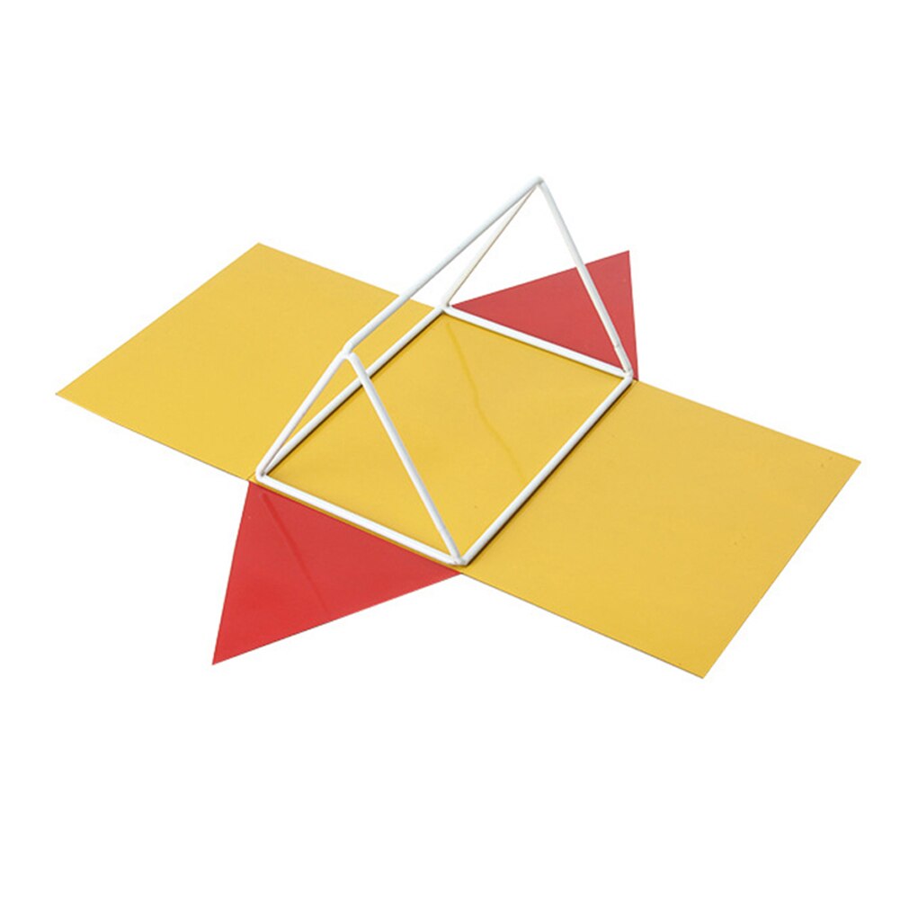 Magnetic Deployable Geometric Solid shapeCube Prism 3D Planar learning Comparison Math Toys for kids: Triangular Prism