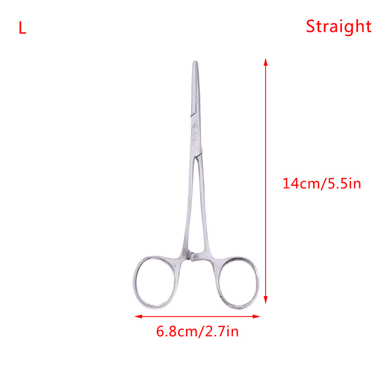Pinzas hemostáticas de acero inoxidable, kit de herramientas quirúrgicas, pinzas de bloqueo hemostático, pinzas de pesca, 1 ud.: STL
