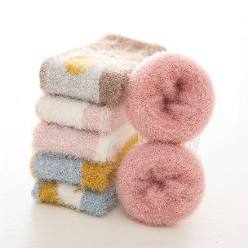 Calzini lunghi invernali per bambini ragazza ragazzi calzino termico in cotone per bambini bambini velluto calze alte al ginocchio calde accessori per bambini