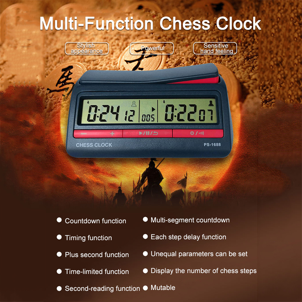 Échecs professionnels Minuterie numérique Horloge explorez ecs I-GO compte à rebours Jeu de société Horloge numérique Électronique Compteur chronomètre