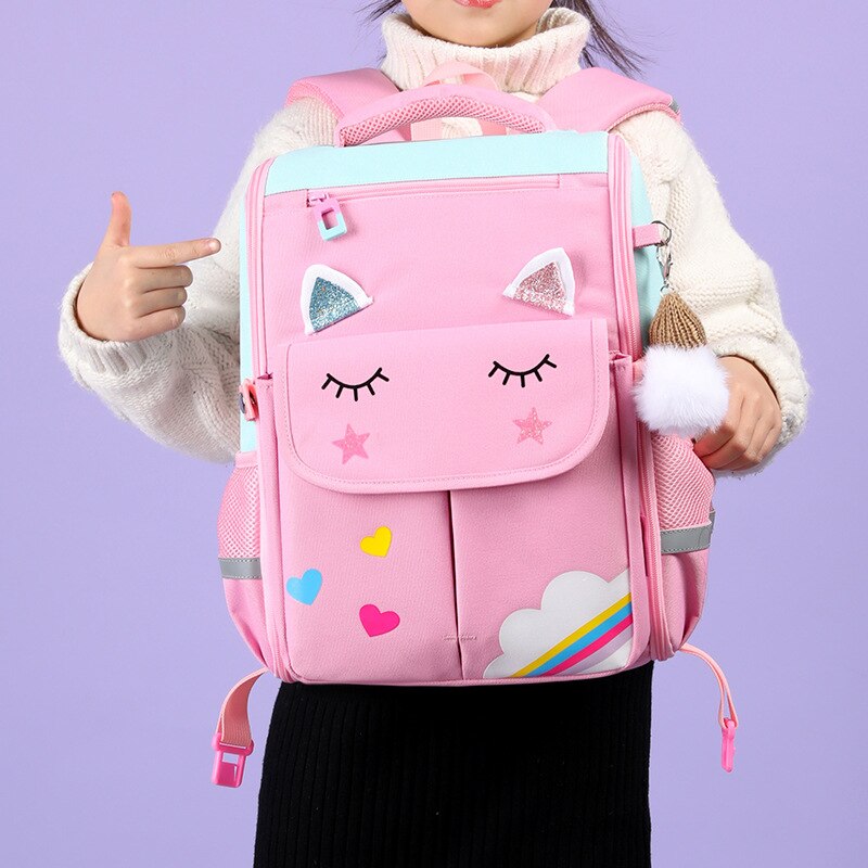 Children School Bag Girls Kids Satchel Primary school backpack princess Orthopedic Backpack schoolbag kids Mochila Infantil