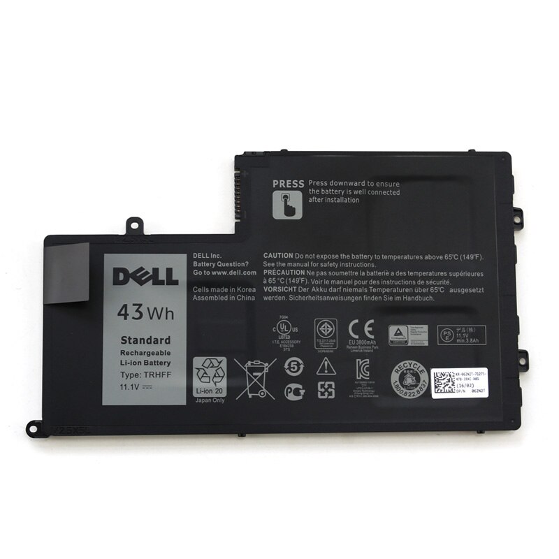 DELL-batterie de remplacement pour DELL Inspiron, Original, pour ordinateur portable 5547 5545 5548 5447 5445 5448 5447 14-5547 15-3450 3550 TRHFF