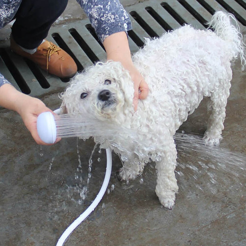 1.30m Harmless Washing Dogs Kitten Hair Pet Shower Head Bathing Nozzle Durable Baby Shower Head With Hose Easy To Install