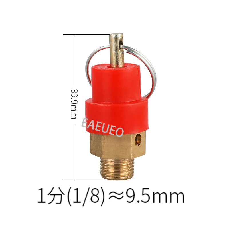 1/8" 1/4'' 3/8" 1/2" BSP 8kg Luftkompressor Sicherheitsventil Druckentlastungsregler für Druckleitungen/-schiffe