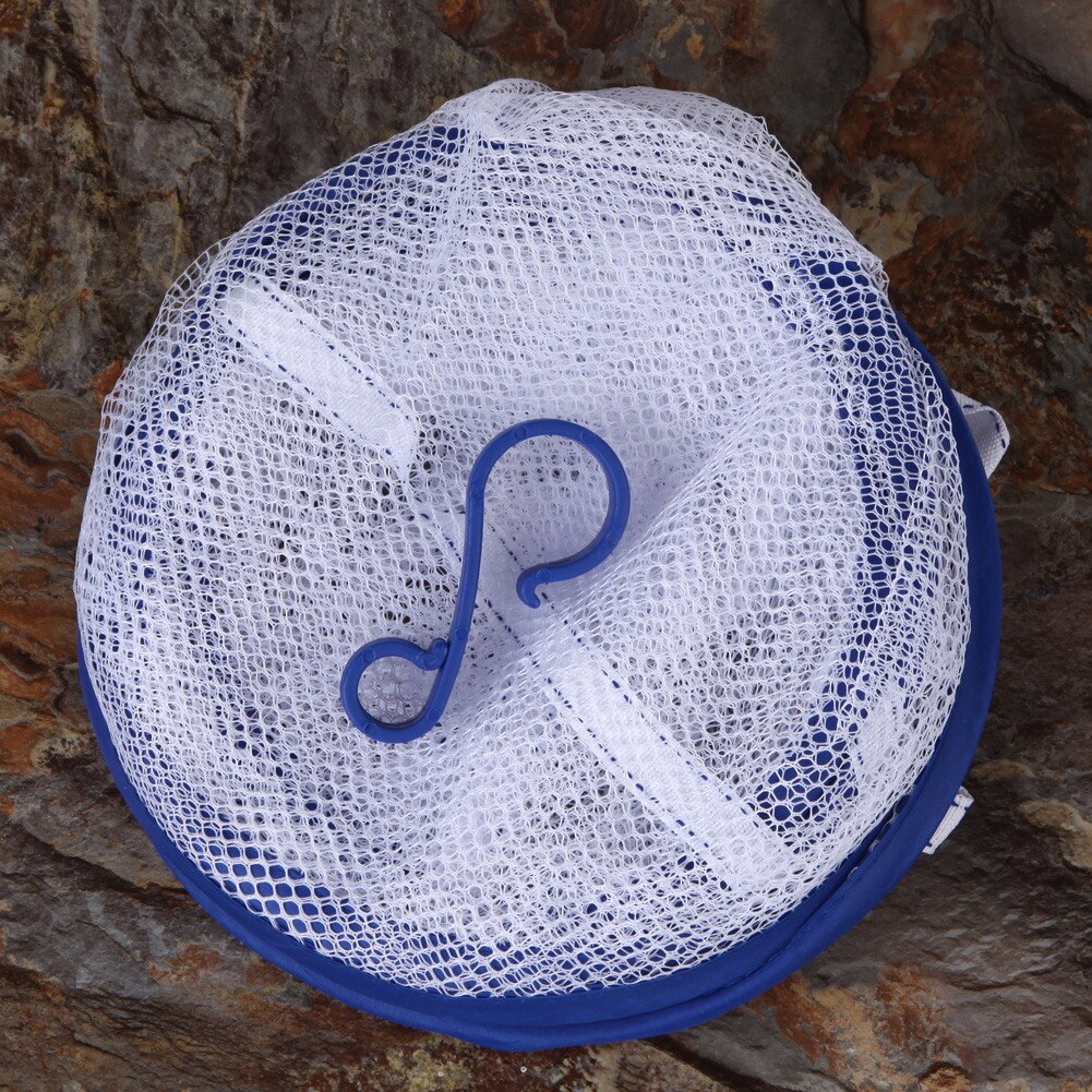 Drying Laundry Bag 2 Layers Clothes Drying Rack Folding Hanging Hanger Clothes Laundry Underwear Basket Dryer Net Bags