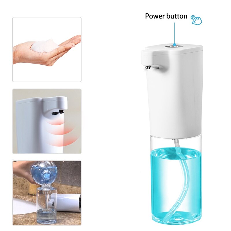 Automatic Contactless Foam Soap Dispenser, Electric Soap Dispenser for Kids,Adults, Kitchen,Bubble