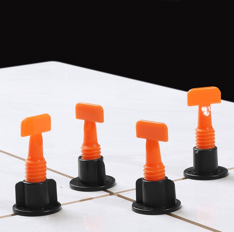 Reusable Tile Installation Tool Kit for Construction, 50 pcs/set Tile Leveling System for Floor and Wall Construction