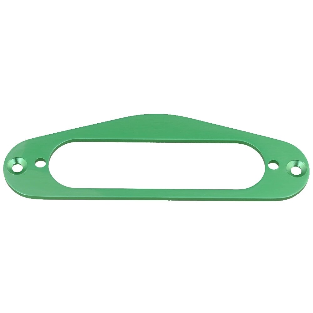 Anillo de montaje envolvente de pastilla de cuello de bobina única de Metal para guitarra eléctrica estilo ST, 1 ud.: Verde