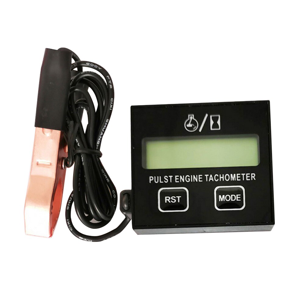 Digital Engine Tachometer Pressure Gauge Engine Speed RPM Liquid Crystal Display for Motorcycle Engine Stroke Engine Car Boat