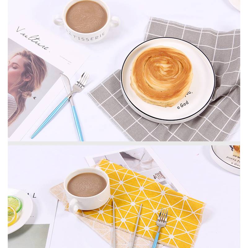 30*40cm High Qaulity Photography Background Photo Studio Shooting Mini Plaid Tablecloth ins Style Photography Backgrounds Cloth