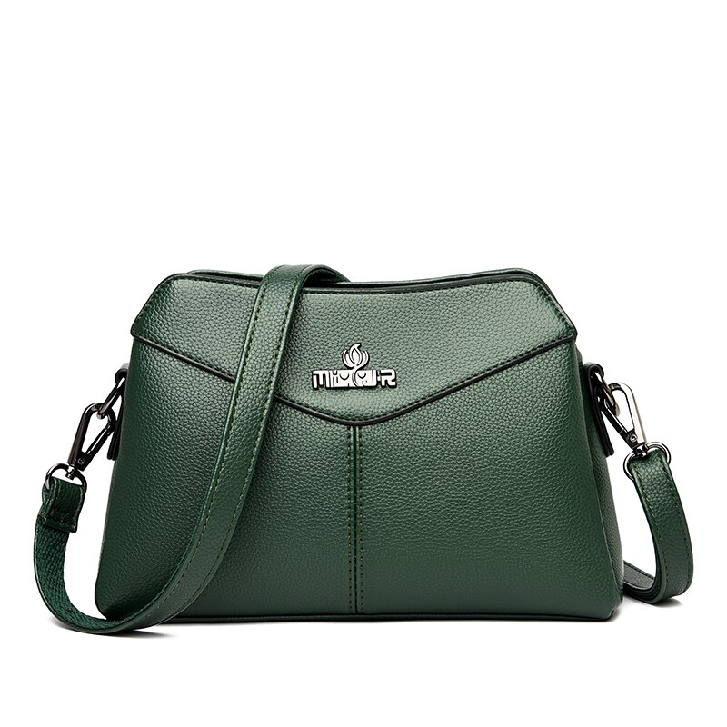 Olsitti Pu Lederen Crossbody Tassen Voor Vrouwen Luxe Handtassen Dames Grote Capaciteit Messenger Bag: Green