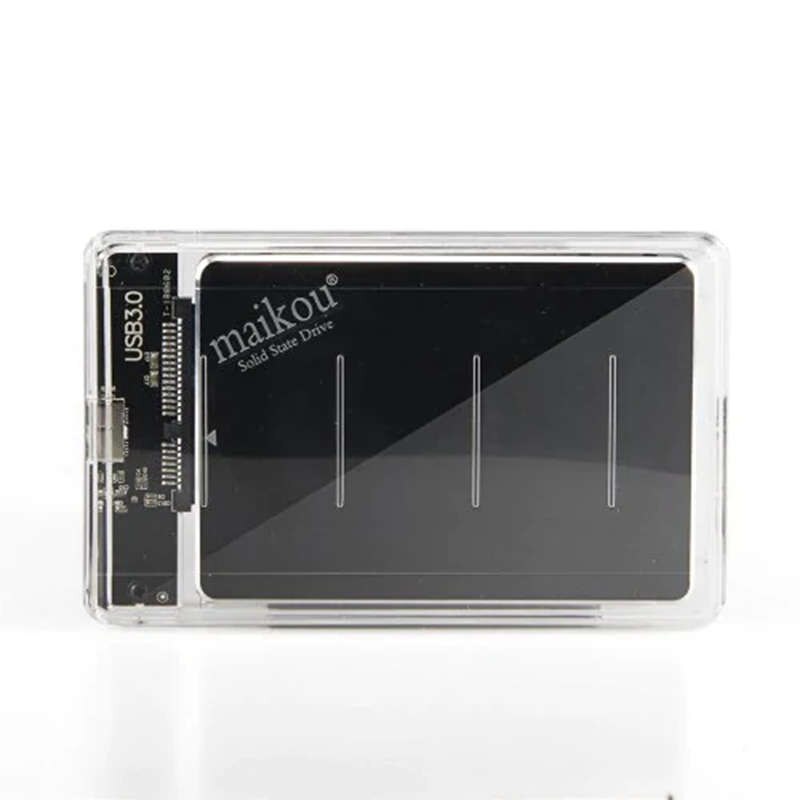 Maikou Usb3.0 2 In 1 2,5 Zoll Sata3 6 Gb/S Mobile Solid State Drive Schwarz 60Gb