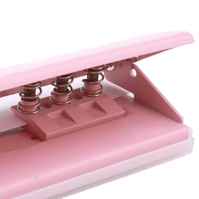 Perforadora de 6 agujeros para cuaderno A4, A5, A6, B7, hoja suelta ajustable, perforadora comercial para planificador lácteo, página interior, capacidad de 6 hojas