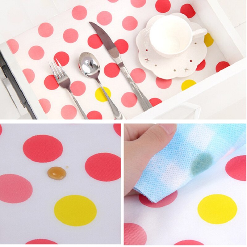 Reusable Drawer Mat Contact Paper Cabinet Liner Refrigerator Pad Moisture-proof Waterproof Dust Proof Non-Slip Kitchen Tools
