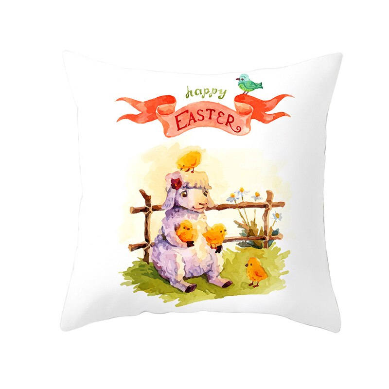 Kids Kussensloop Brief Kussenhoes 45*45 Sierkussen Covers Decor Kussens Bank Polyester Bloemen Home Decor Kussenslopen: 3