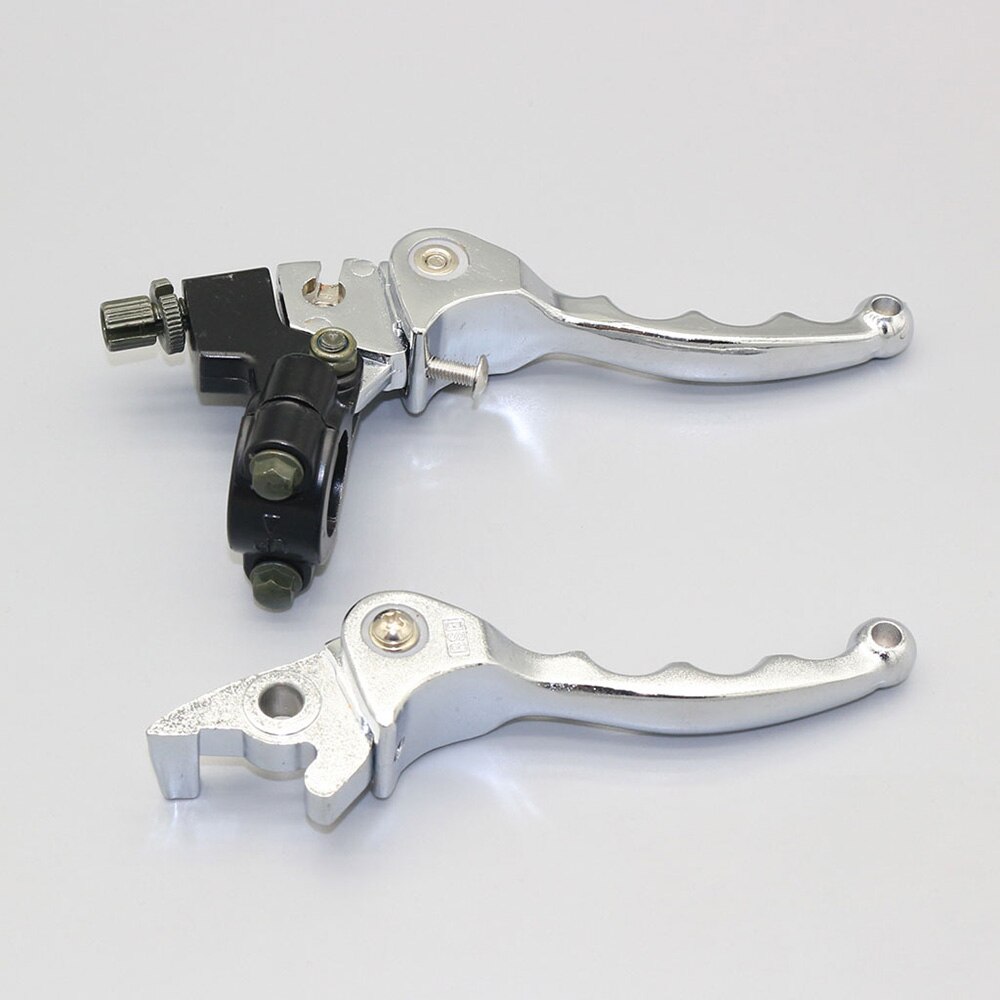 Motorcycle Alloy Brake Level Brake Clutch For CQR T8 140cc 125cc 110cc Bosuer Chrome Folding Clutch Brake Levers Set