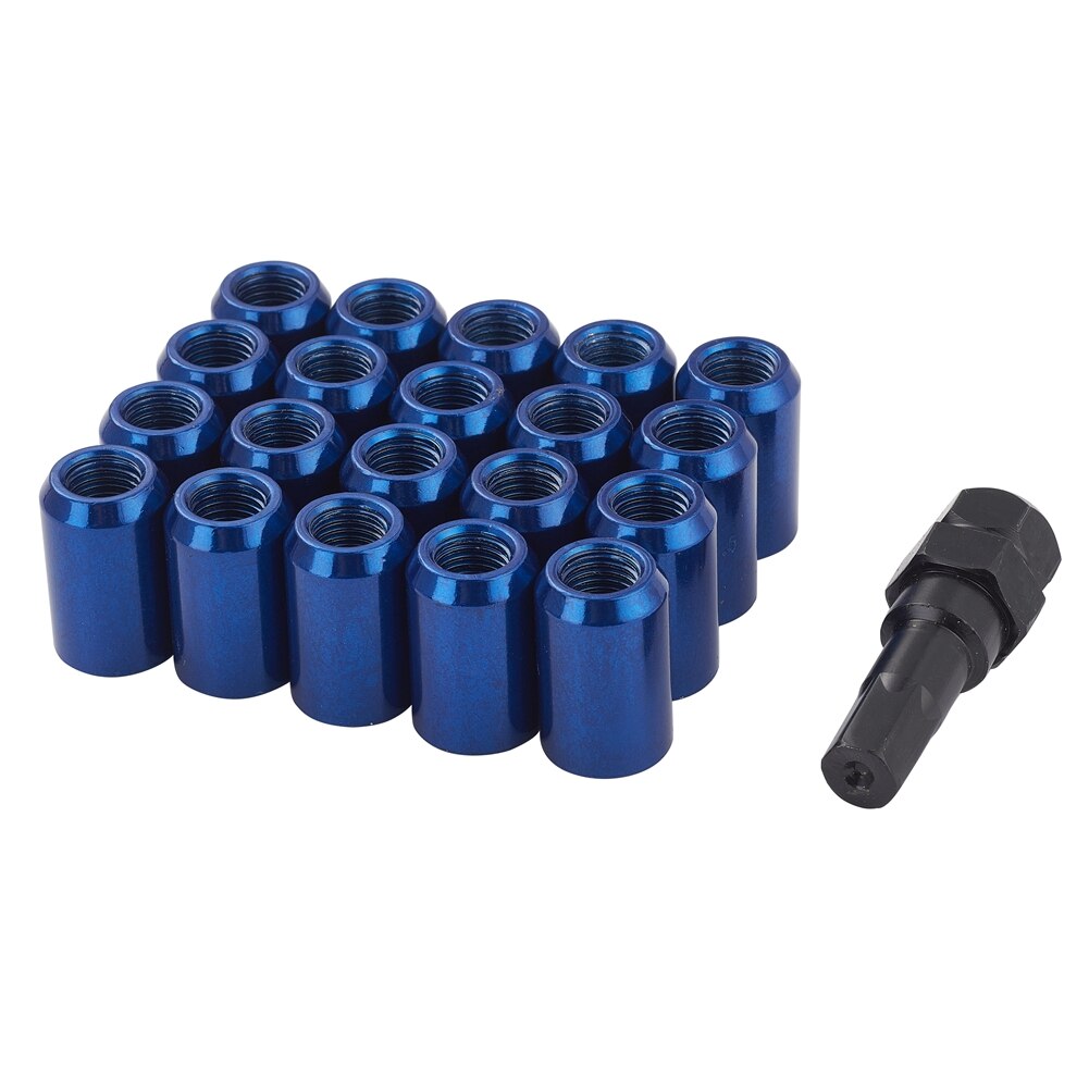 20 stücke 32mm Länge Auto Rad Muttern Hexagon 20mm M12 * 1,25 M12 * 1,5 Radmuttern JDM racing Zubehör Aluminium Kegel Konische Sitz