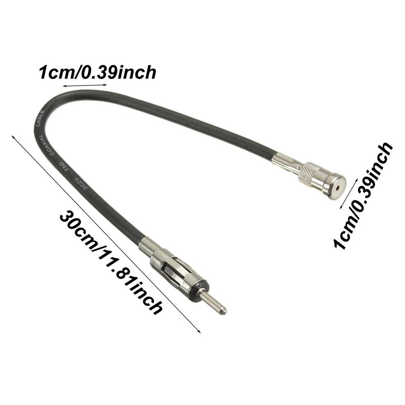 Cable Adapter ISO Female To DIN Male Car Radio Stereo Aerial Antenna Car Aerial Antenna Adaptor Cable