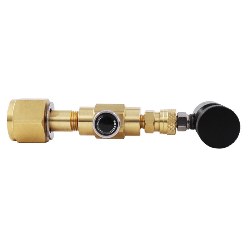 Co2 fyldestation til karbonatorcylinder tankpåfyldningsadapter  co2 cylinderadapter til påfyldning  w21.8