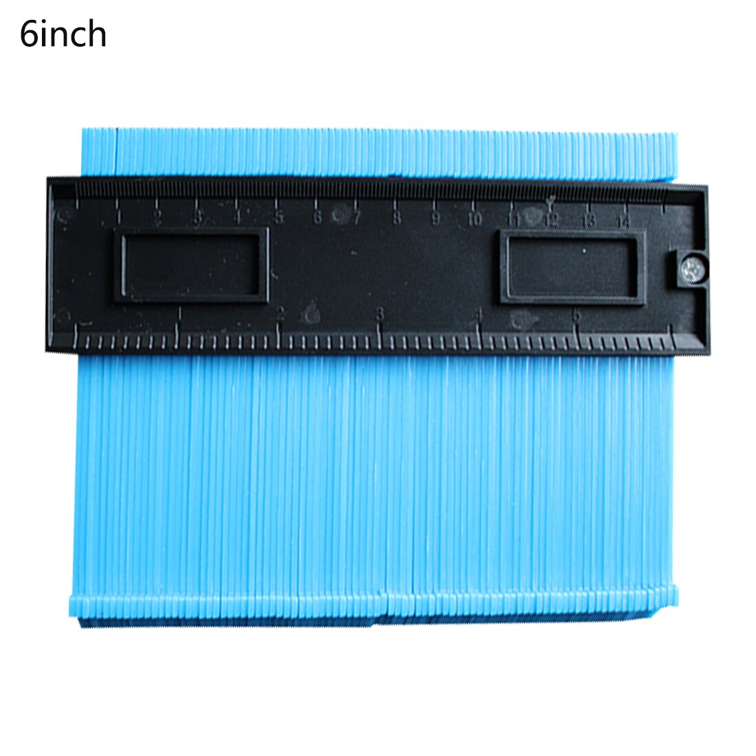 12/25cm Contour Gauge Profile Copy Gauge Ruler Metric Inch Marking Gauge Shape Duplicator Tiling Laminate Tiles Measuring Tool: blue 20cm