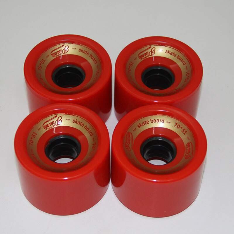 1/4 pcs Skateboard Wheels Bearings Elastic PU Wearable Flexible Durable 70x51 Skateboard Wheel Supplies