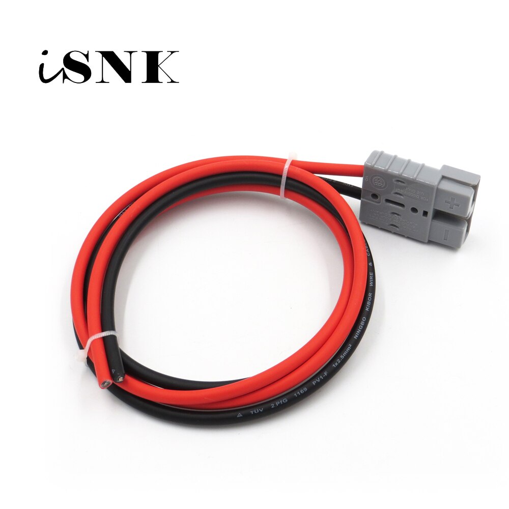 Câble D'extension Solaire 50A Vers XT60 - 10 AWG, 60cm, Avec Connecteurs Et Cosses