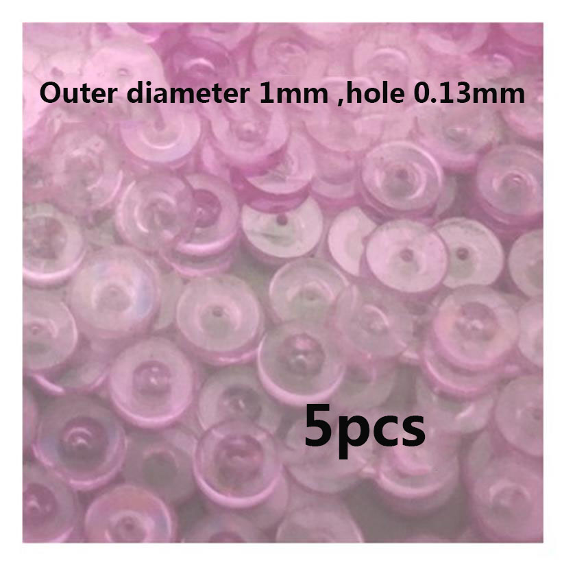 Klokketilbehør universell skinne sekundskinne boreødu edelsten støtdemper rubin klokkedeler: Bronse