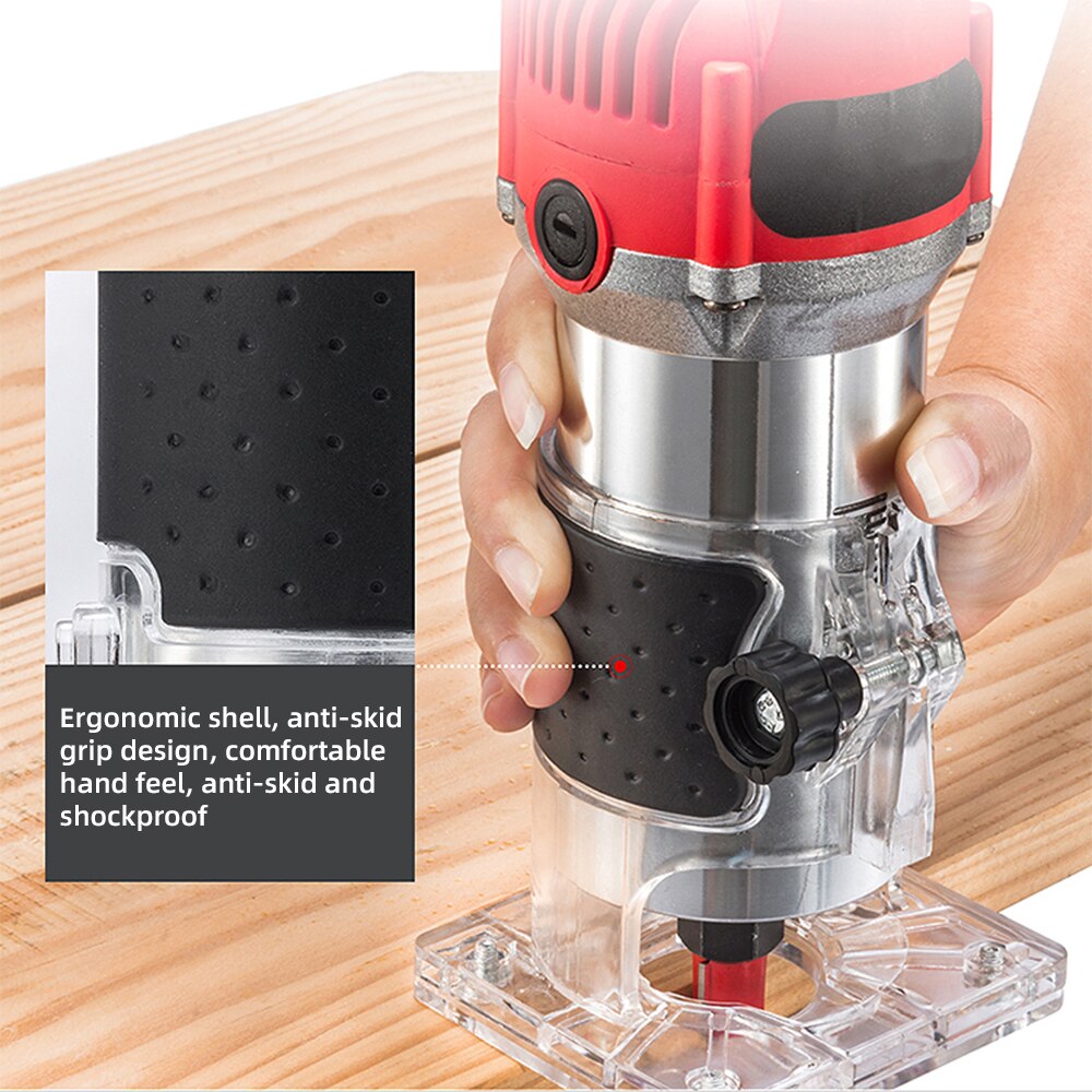 Electric Woodworking Trimming Machine Used for Grooving Perforating Cutting Various Irregular Shapes Trimming Tools