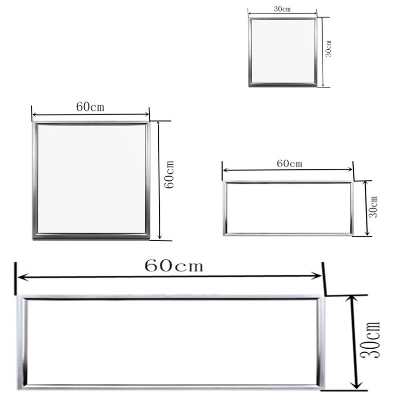 Ac90-260v vierkante led-paneellampen 12w 18w led-verlichting, opbouw plafondlamp met cree led, energiebesparend