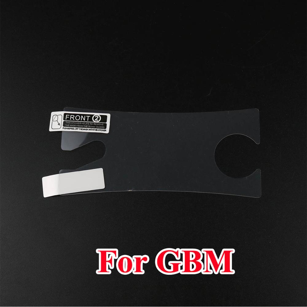 YuXi LCD Screen Protector Beschermende Film voor Gameboy Kleur voor GBA GBA SP GBC GB GBP voor GBM Plastic Clear beschermende Film: For GBM