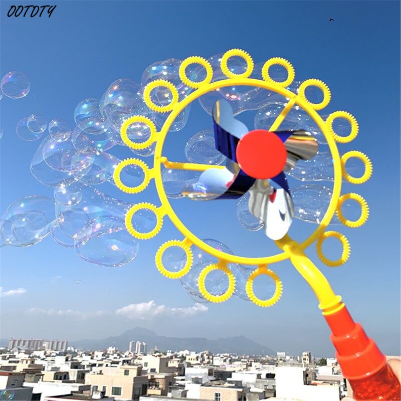 Windmill Bubble Stick Home Wedding Birthday Party Decorations Outdoor Fun Bubble Toy