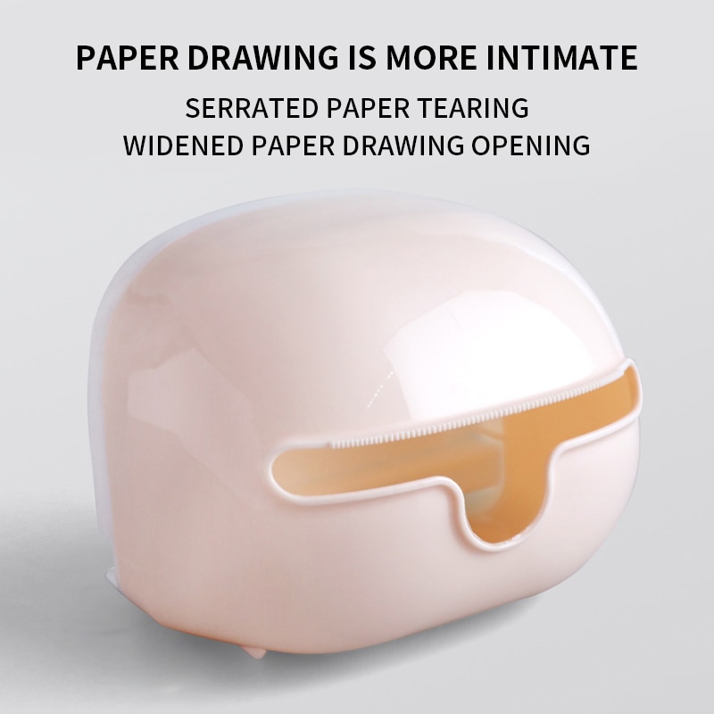 Wall Mount Toilet Paper Holder Shelf Tissue Box Waterproof Toilet Paper Tray Roll Paper Tube Bathroom Storage Box Organizer top