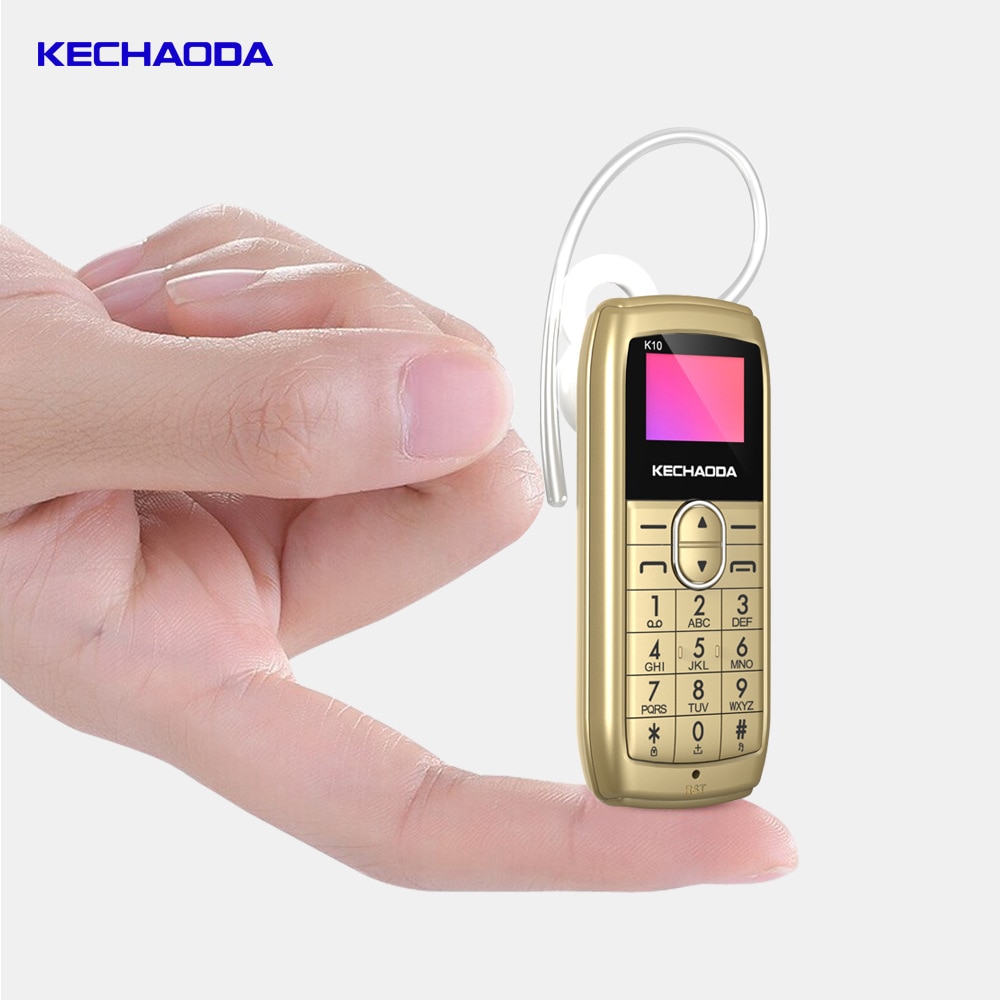 KECHAODA K10 Bluetooth Headset Mobile Phone All-in-one 0.66" MTK6261DA 32MB+32MB 250mAh Cell Phone