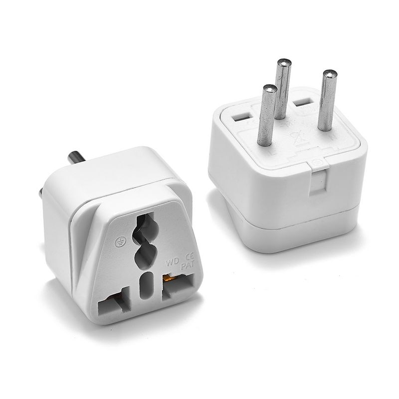 Universal Israe IL Plug Adapter 3 Pin EU Euro AU US UK To Israel Travel Adapter Electric Power Cord Charger Socket Outlet