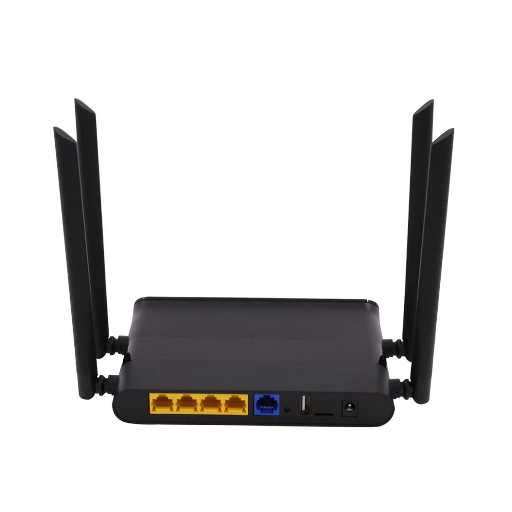 Zbt AC1200 ワイヤレス Wifi ワイヤレスルータバンド Gigibit Wifi ルータリピータエクステンダ 1000 メートル 1 * WAN 4 * LAN USB2.0 ポート広いカバレッジ