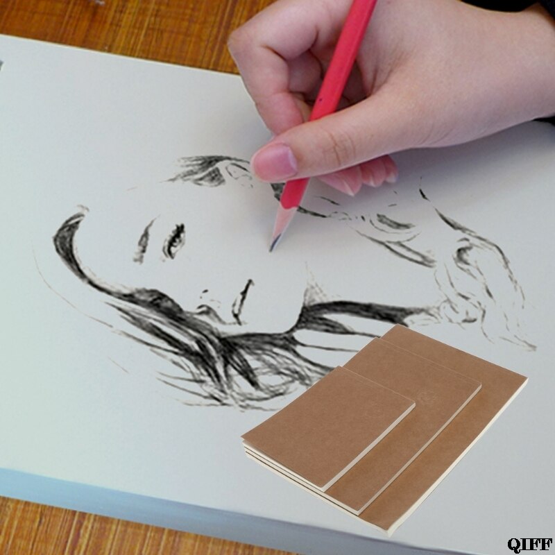 Vintage Retro Kraft Paper Notebook Blank Notepad Book Journal Notebook Diary APR29