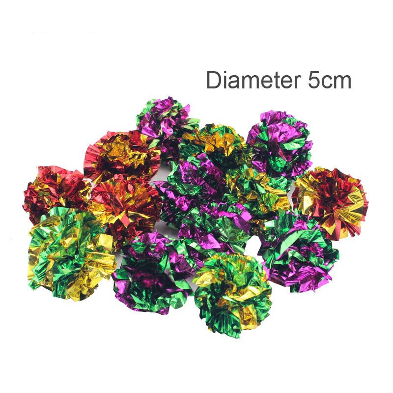 pawstrip 5pcs/lot Cat Ball Toy With Jingle Bell Inside Kitten Toys Pet Cat Teaser Colorful Balls Toy For Cats Diameter 3.5 cm