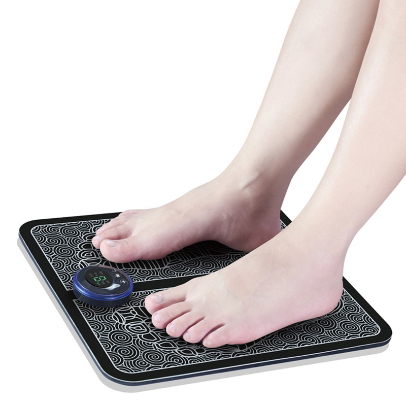 Electric EMS Foot Massager Pad for Muscle Stimulate Kneading Deep Relaxation Leg Reshaping Improve Blood Circulation Relief
