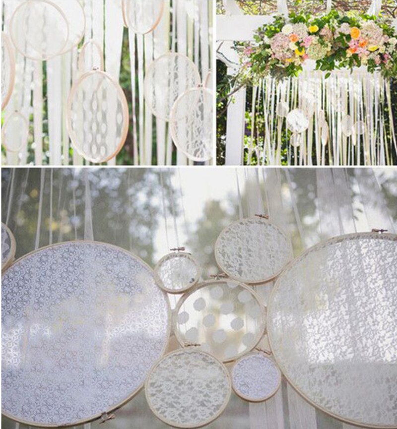 10-24 cm DIY Embroidery Hoop Tool Circle Round Frame Art Craft Cross Stitch Chinese Traditional Sewing Manual Tool